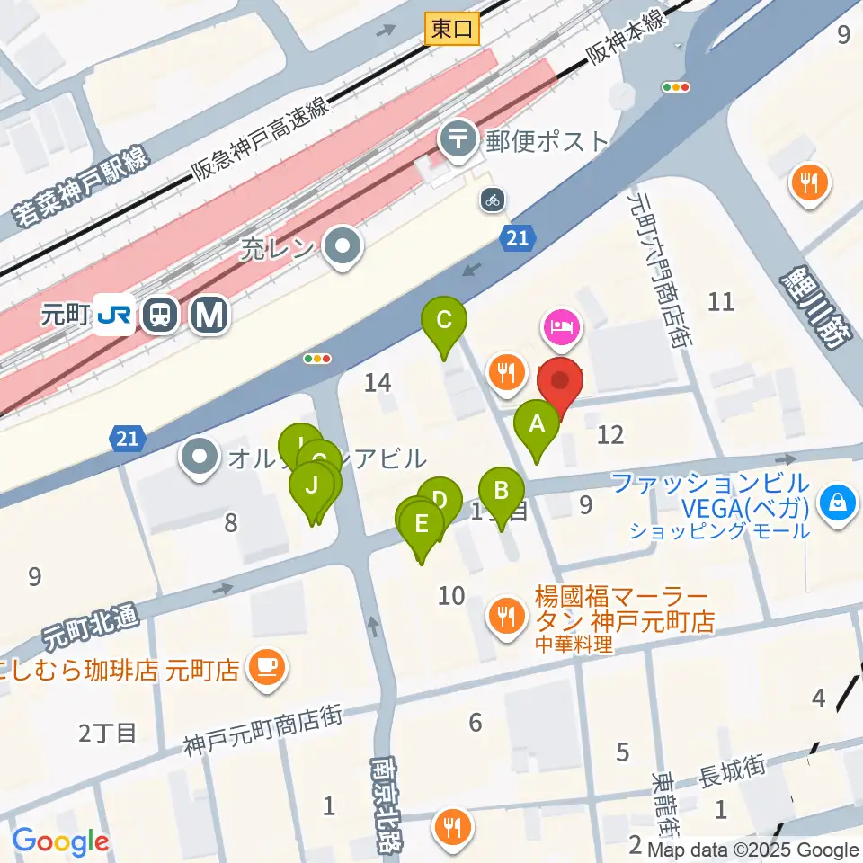 汎芽舎周辺の駐車場・コインパーキング一覧地図