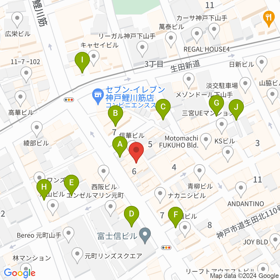 Strada Records周辺の駐車場・コインパーキング一覧地図