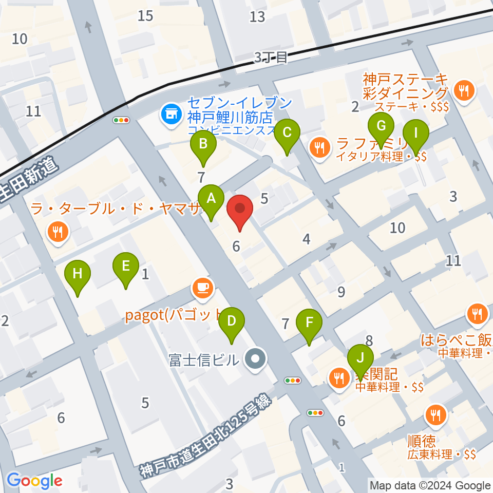 Strada Records周辺の駐車場・コインパーキング一覧地図