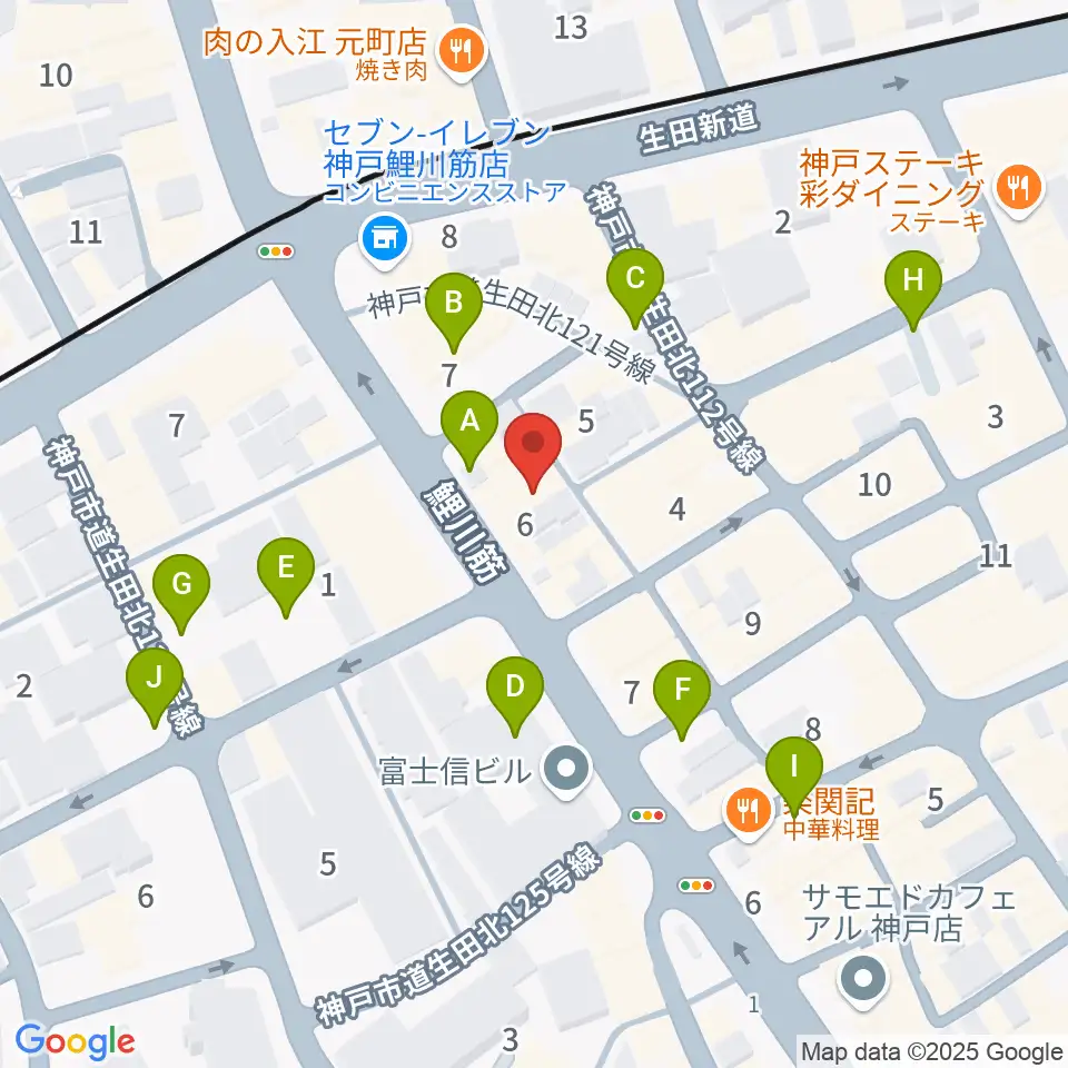 Strada Records周辺の駐車場・コインパーキング一覧地図
