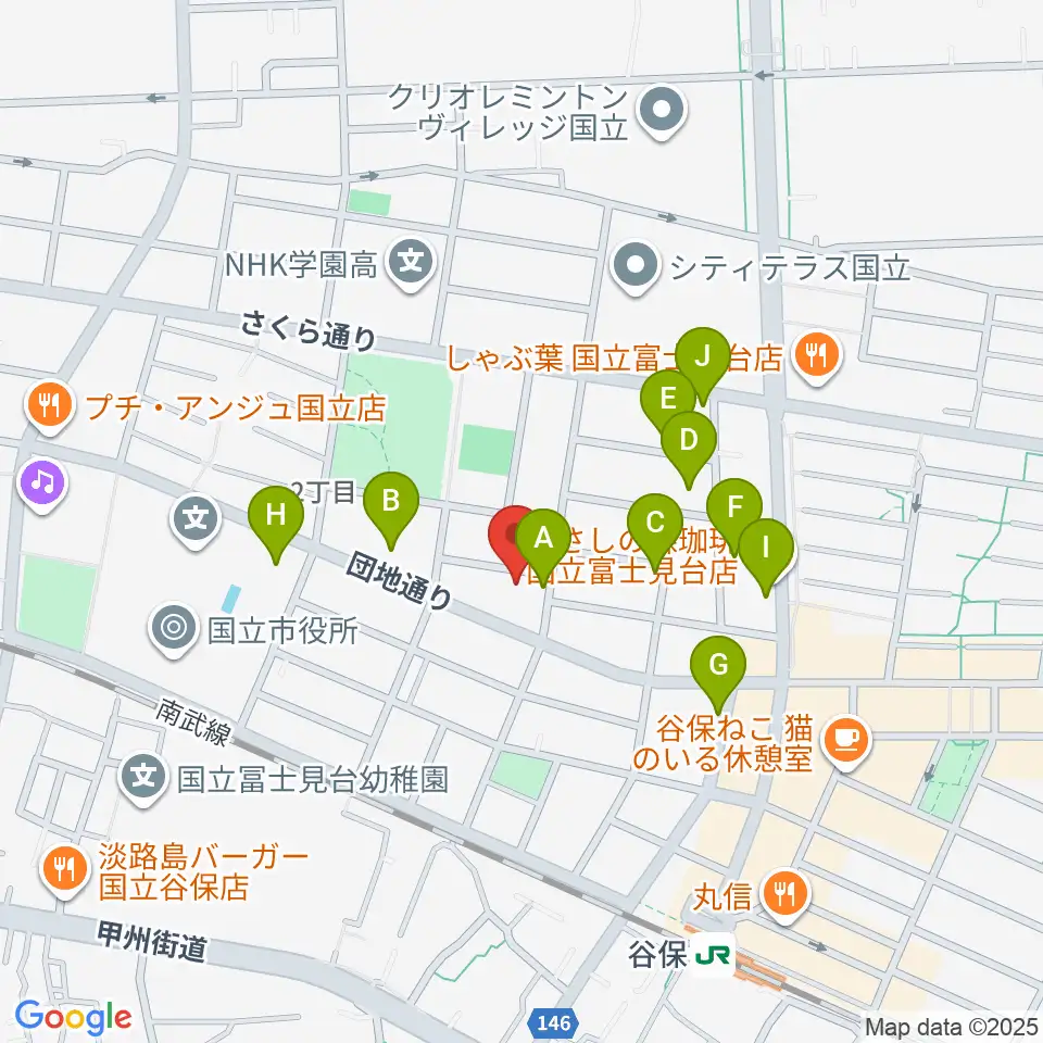 スタジオ・レニー周辺の駐車場・コインパーキング一覧地図