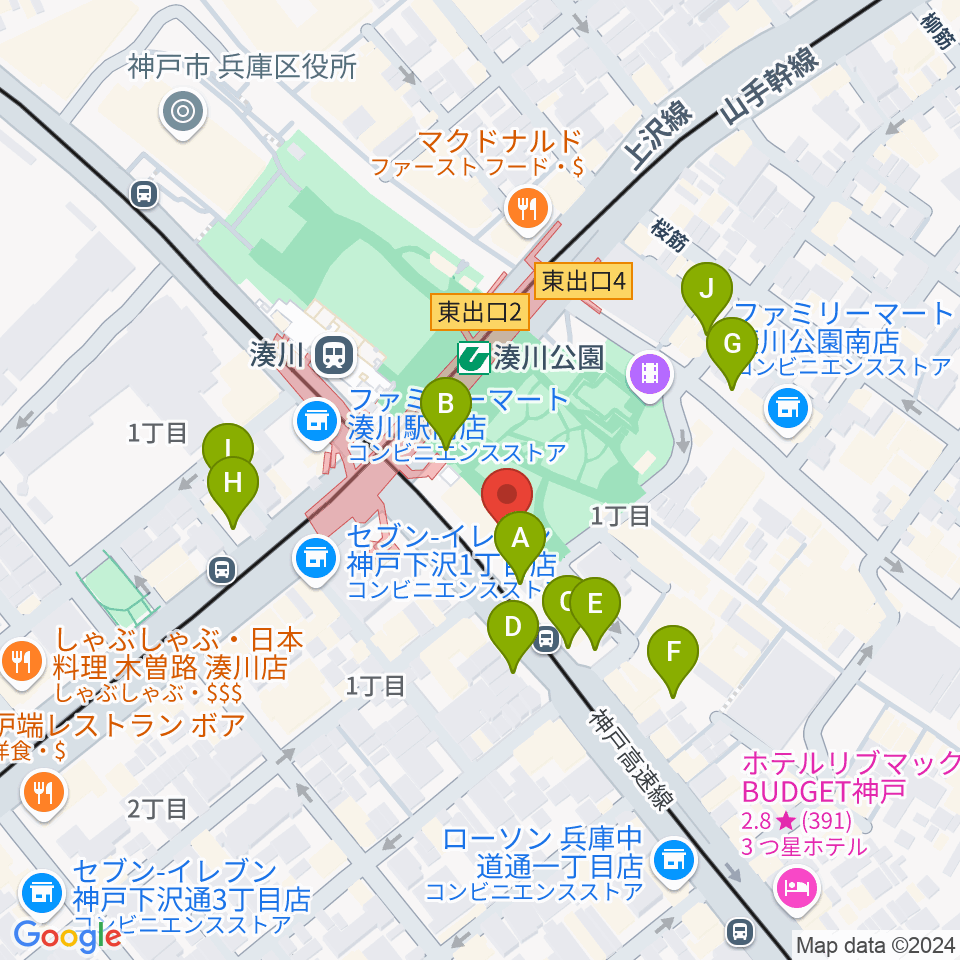 Key West周辺の駐車場・コインパーキング一覧地図