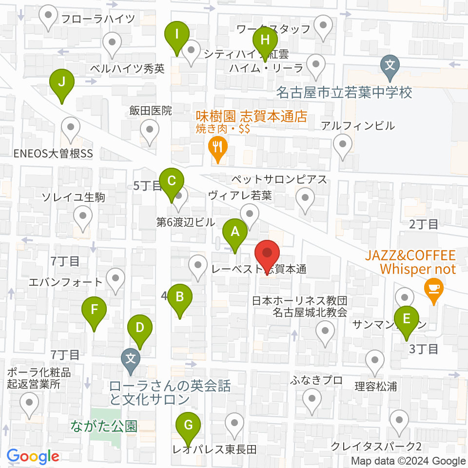 wanderer studio周辺の駐車場・コインパーキング一覧地図