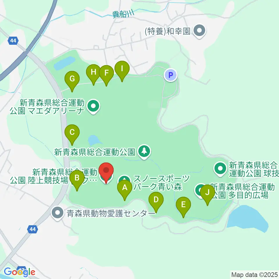 カクヒログループ アスレチックスタジアム周辺の駐車場・コインパーキング一覧地図