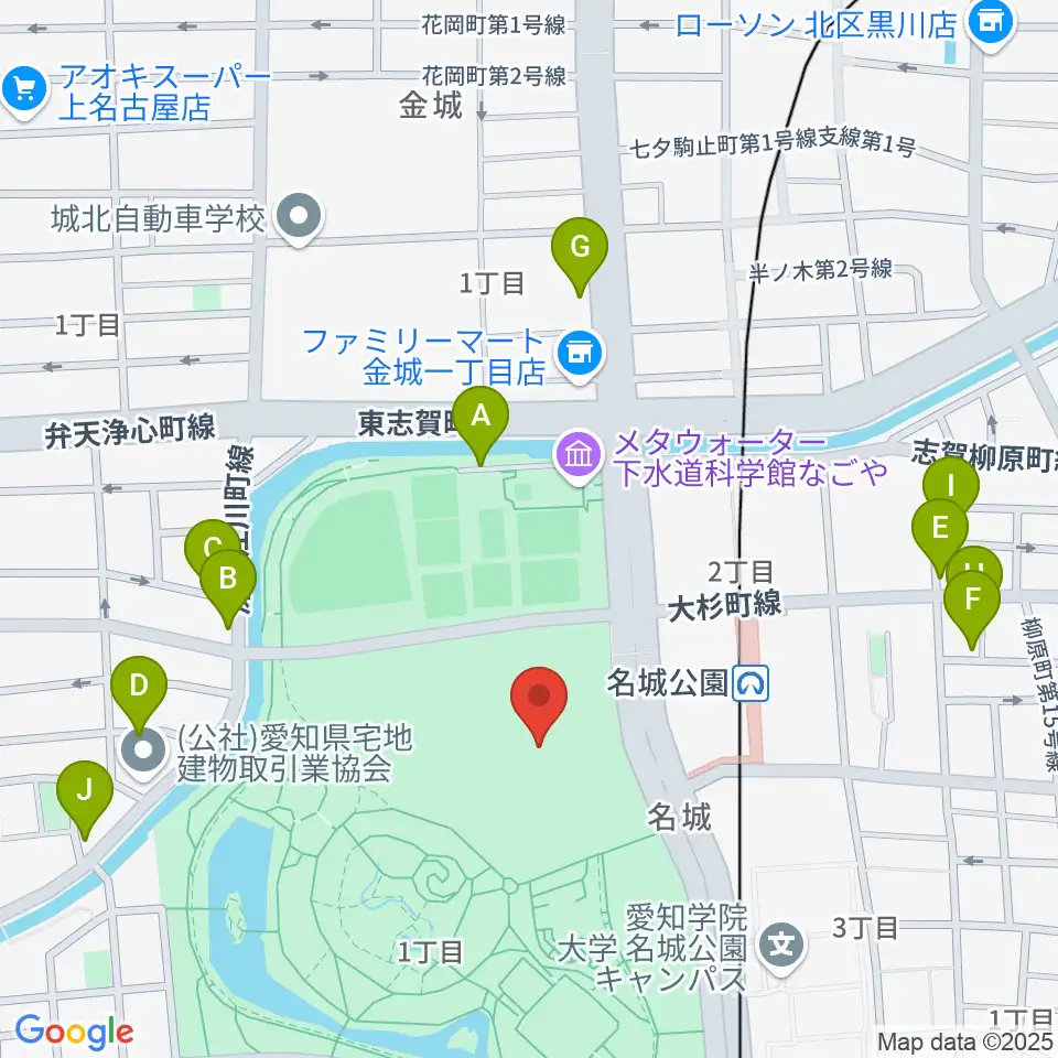 IGアリーナ周辺の駐車場・コインパーキング一覧地図