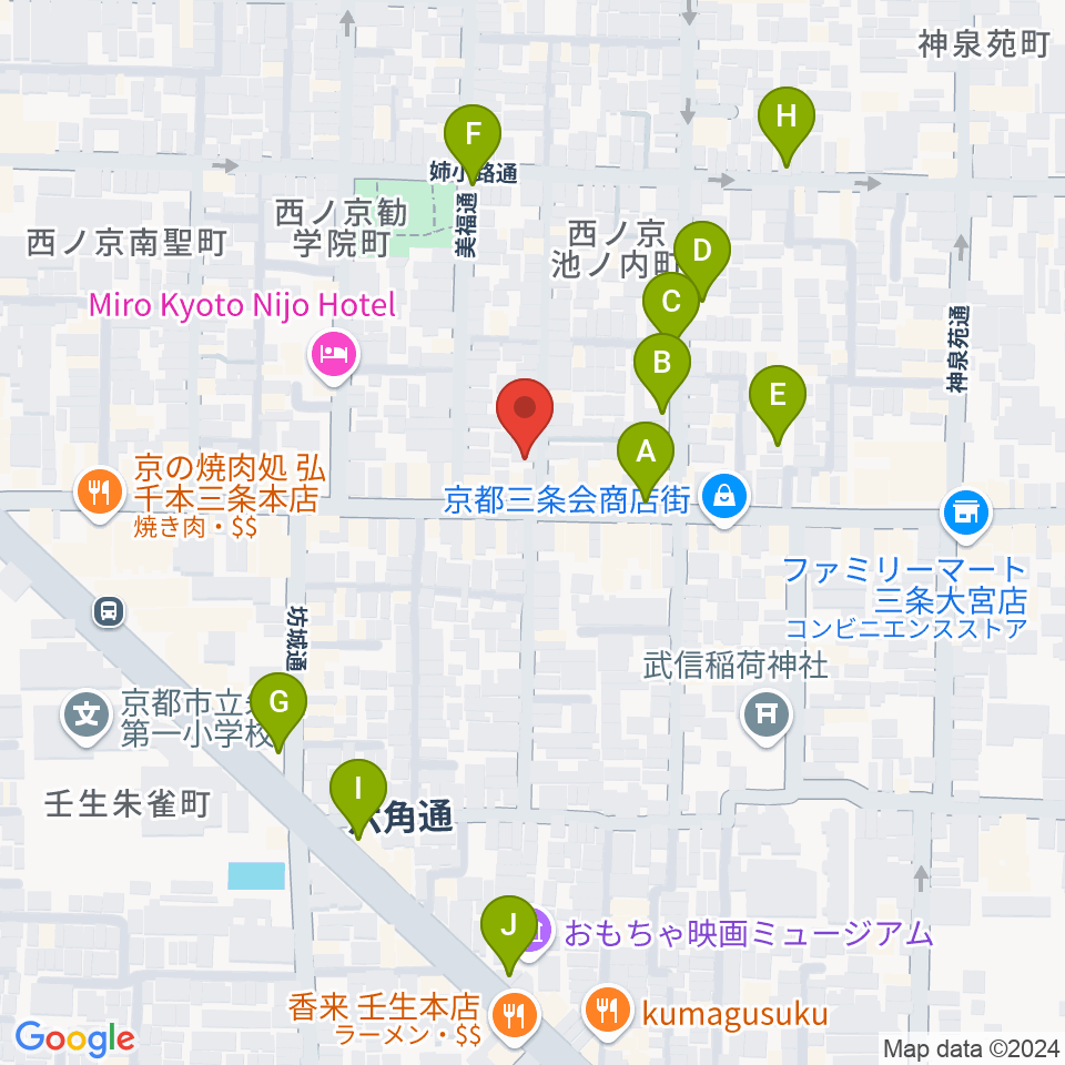 森ピアノ教室周辺の駐車場・コインパーキング一覧地図