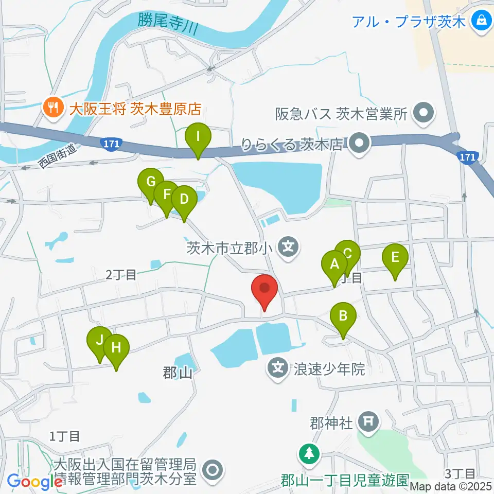 STUDIO QUAM周辺の駐車場・コインパーキング一覧地図