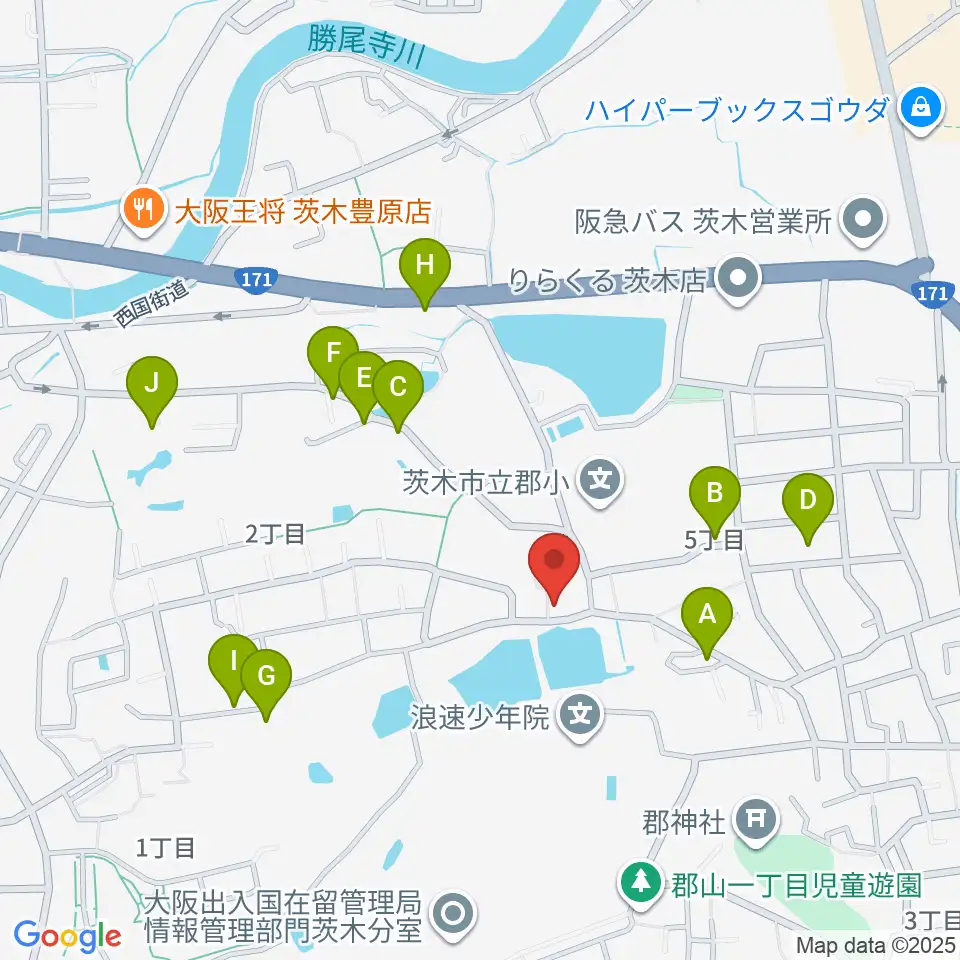 STUDIO QUAM周辺の駐車場・コインパーキング一覧地図