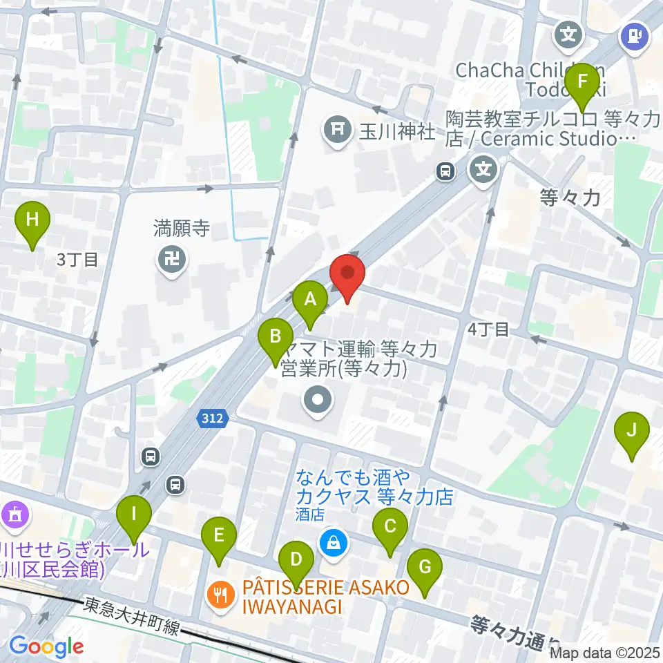 ベースショップ高崎周辺の駐車場・コインパーキング一覧地図