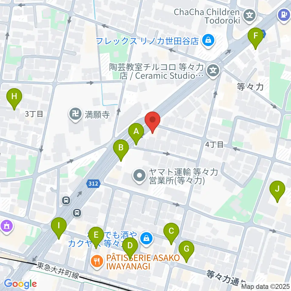 ベースショップ高崎周辺の駐車場・コインパーキング一覧地図