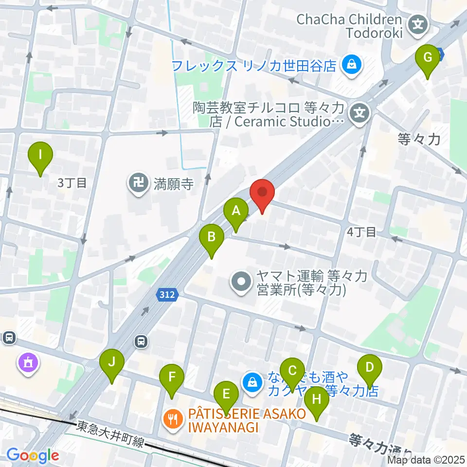 ベースショップ高崎周辺の駐車場・コインパーキング一覧地図