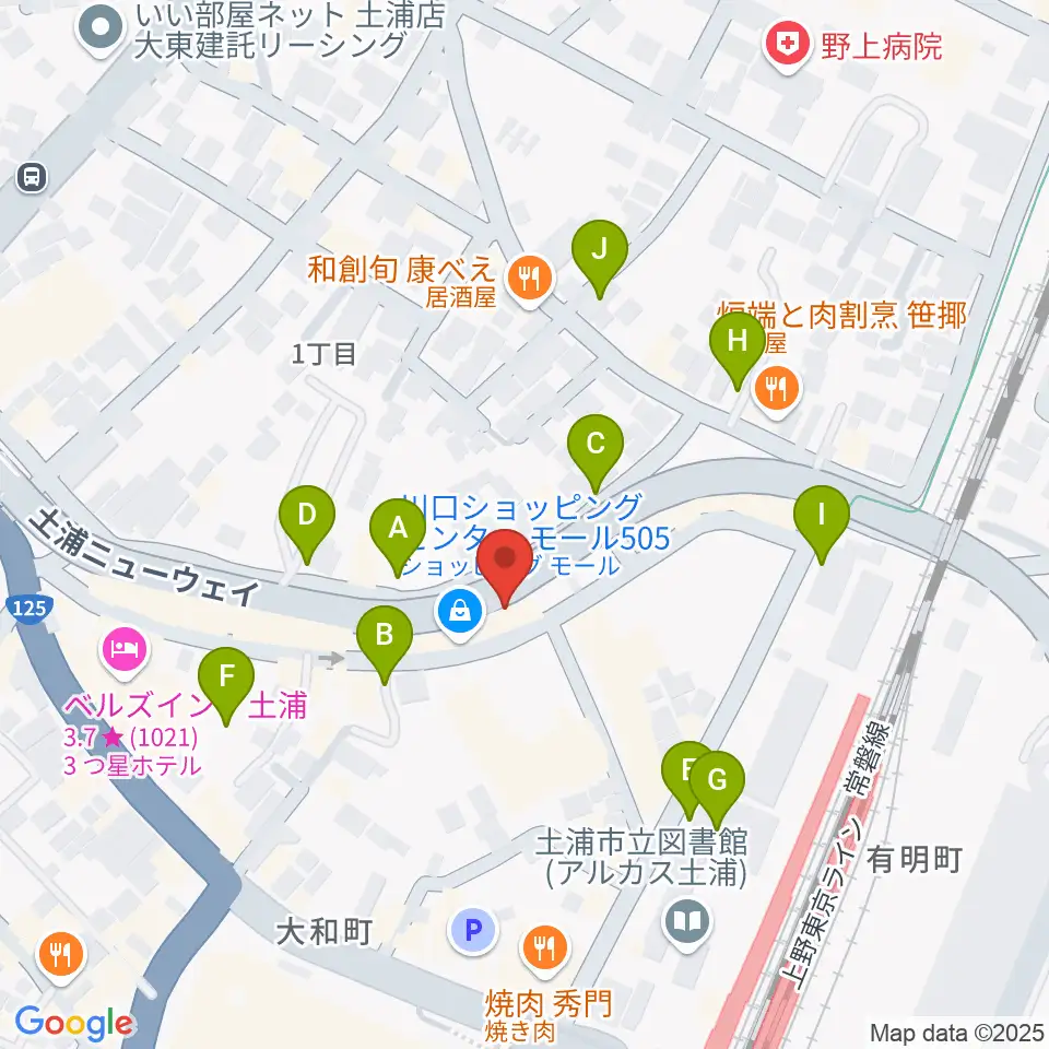 LINER NOTES周辺の駐車場・コインパーキング一覧地図