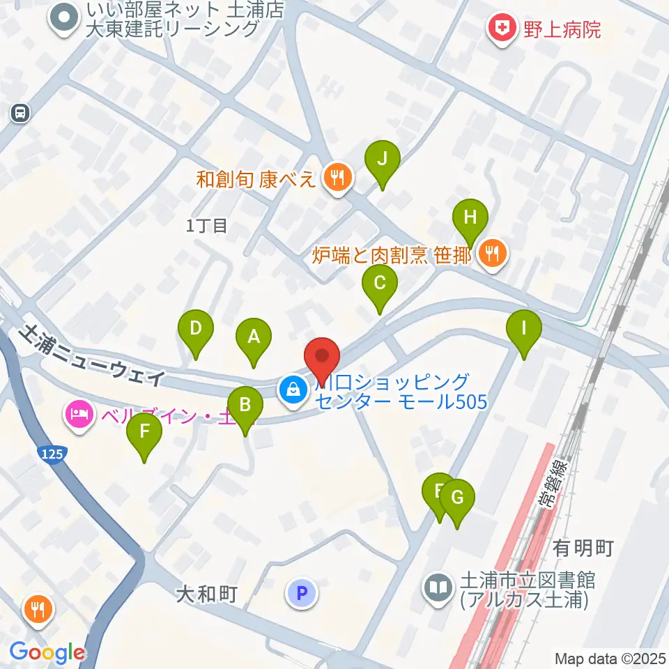 LINER NOTES周辺の駐車場・コインパーキング一覧地図