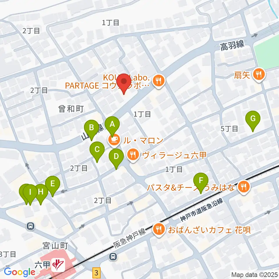 里夢 SATOM周辺の駐車場・コインパーキング一覧地図