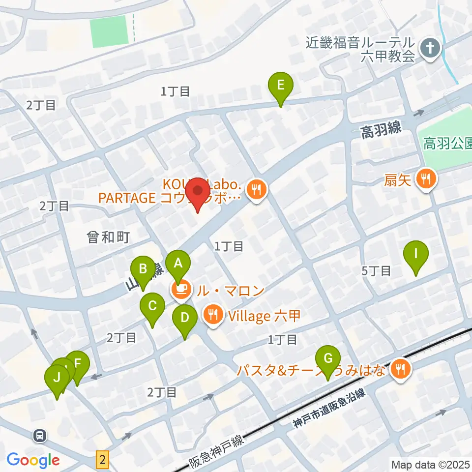 里夢 SATOM周辺の駐車場・コインパーキング一覧地図