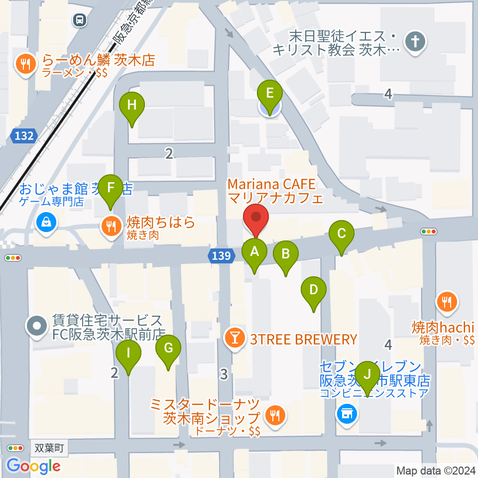 スタジオMSW周辺の駐車場・コインパーキング一覧地図