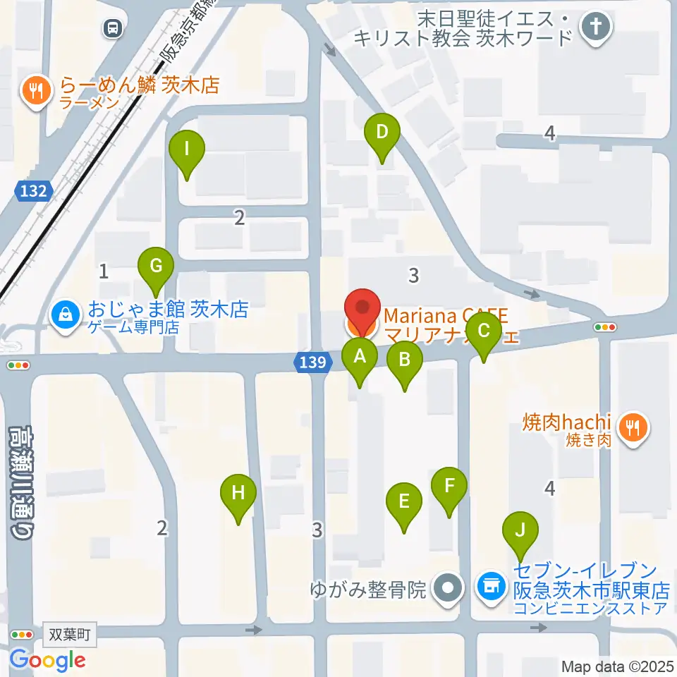 スタジオMSW周辺の駐車場・コインパーキング一覧地図