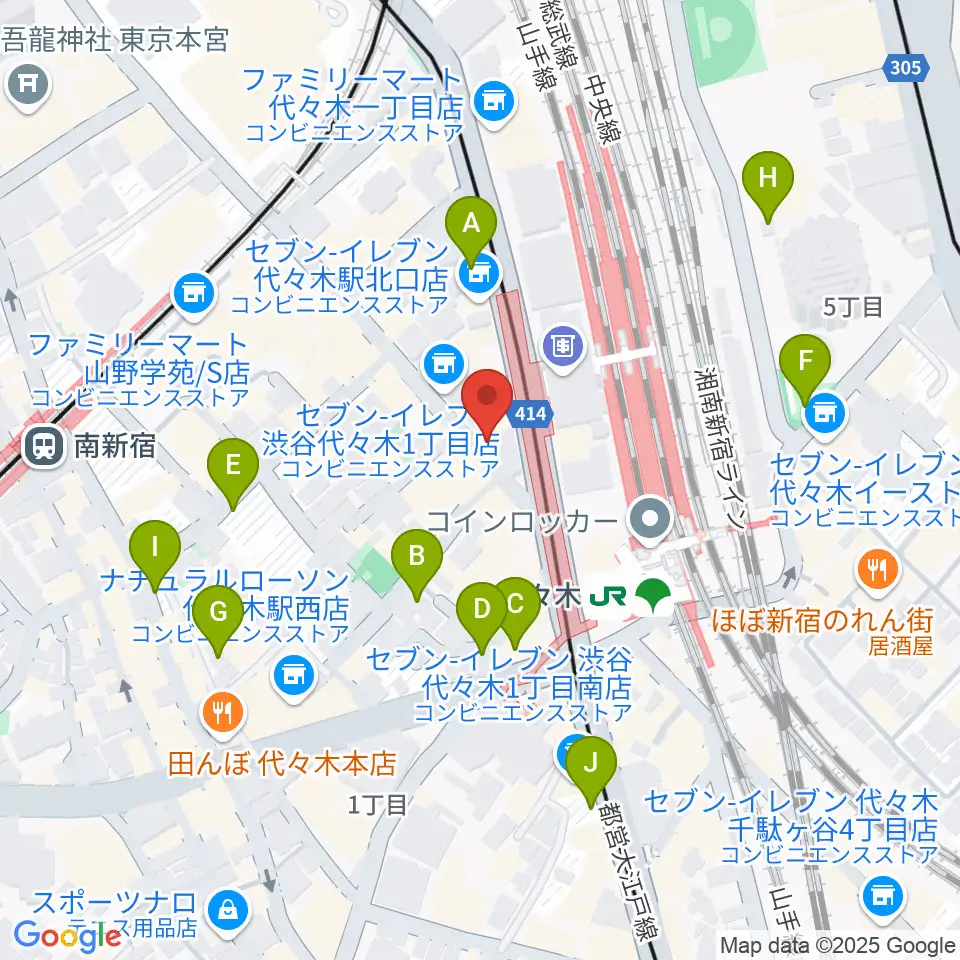 festina-lente music school周辺の駐車場・コインパーキング一覧地図