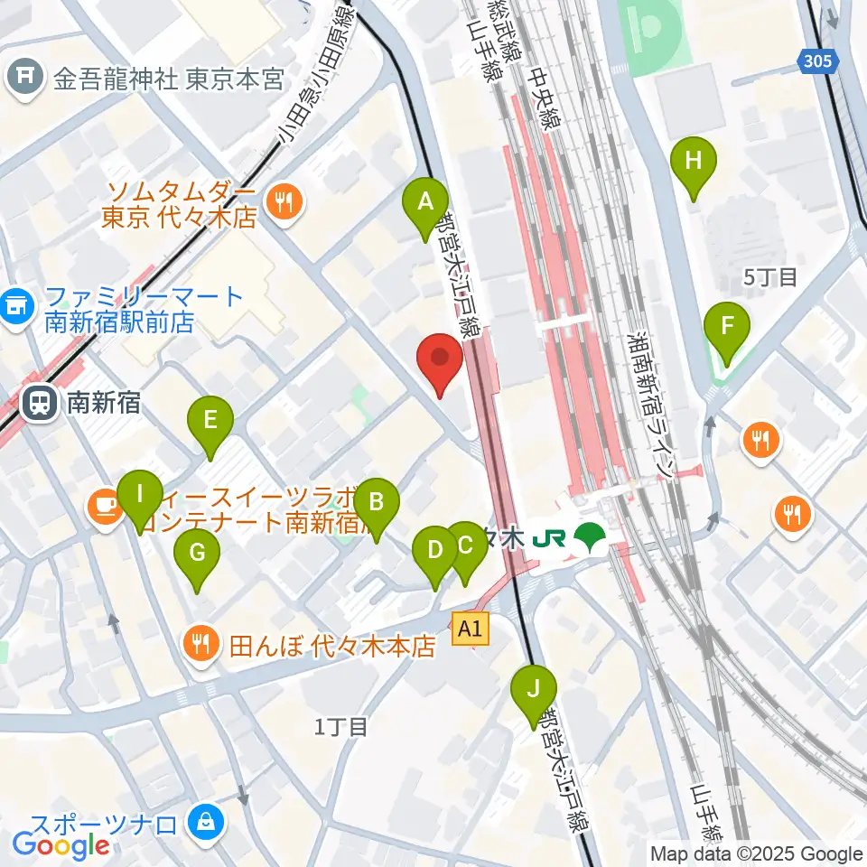 festina-lente music school周辺の駐車場・コインパーキング一覧地図