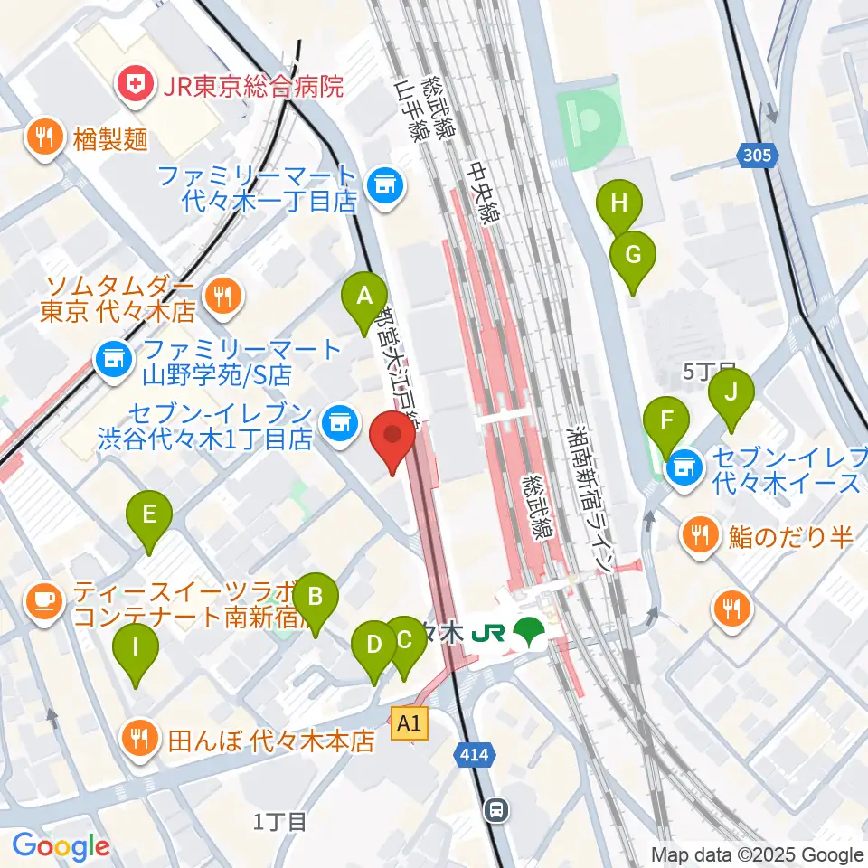 festina-lente music school周辺の駐車場・コインパーキング一覧地図