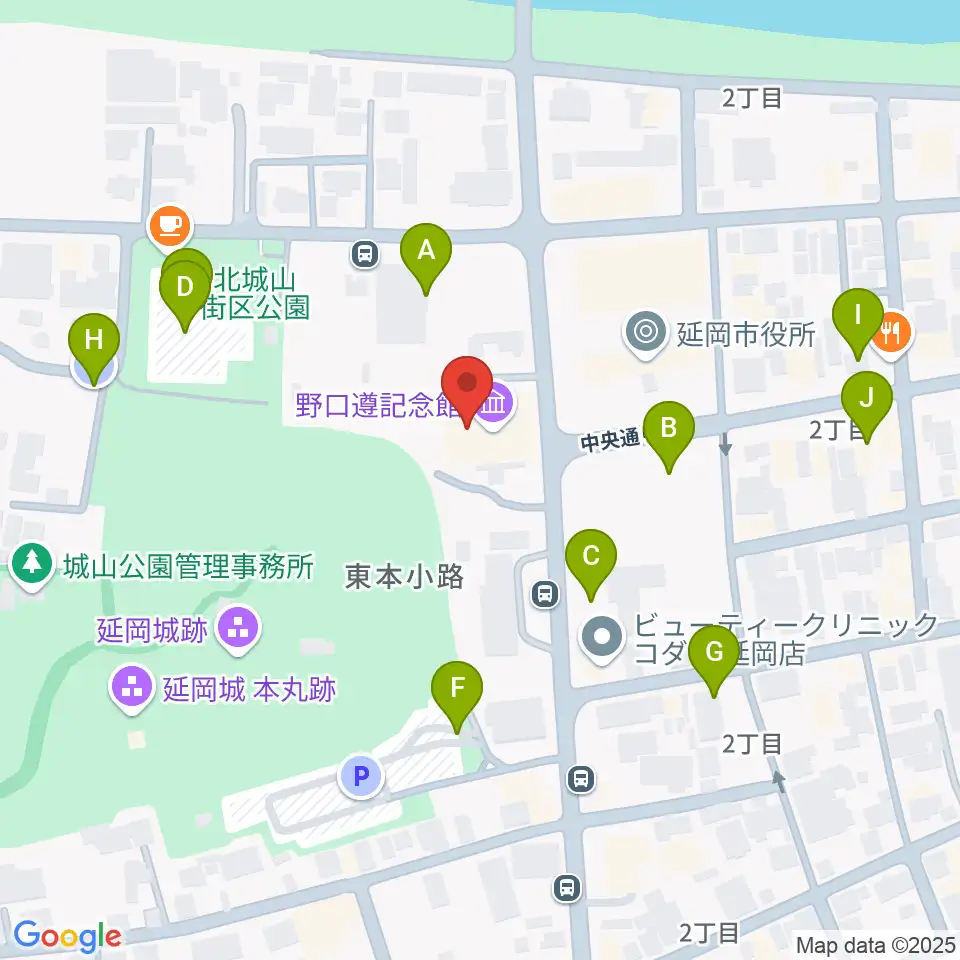 野口遵記念館周辺の駐車場・コインパーキング一覧地図
