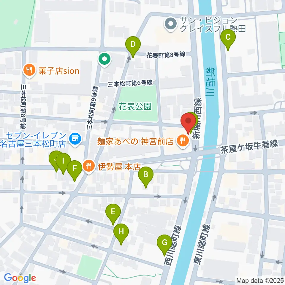 神宮前レコーディングスタジオ周辺の駐車場・コインパーキング一覧地図