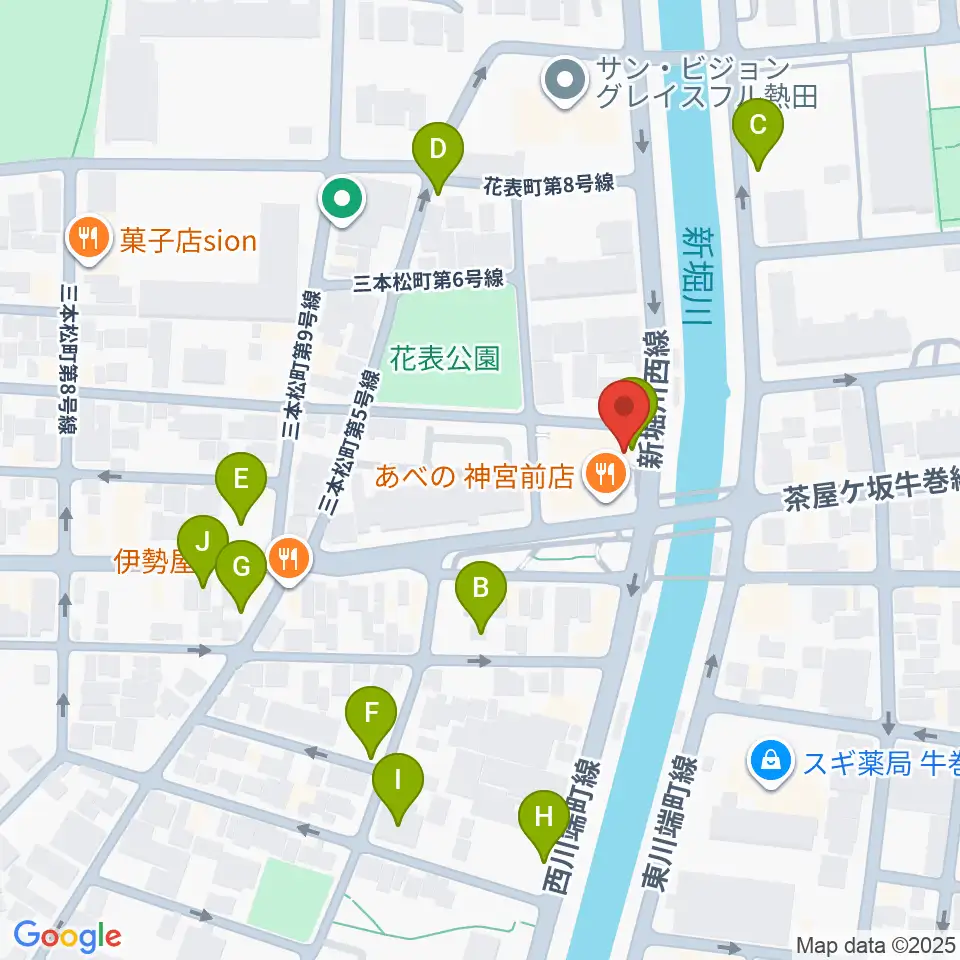神宮前レコーディングスタジオ周辺の駐車場・コインパーキング一覧地図