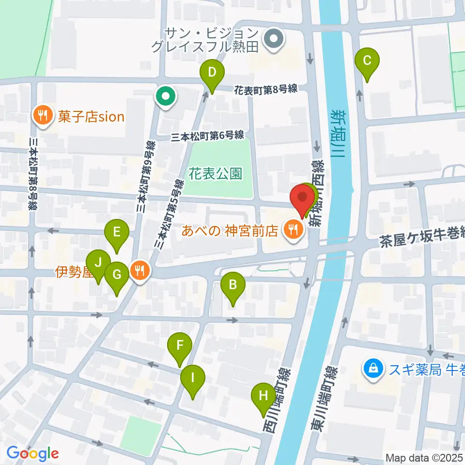 神宮前レコーディングスタジオ周辺の駐車場・コインパーキング一覧地図