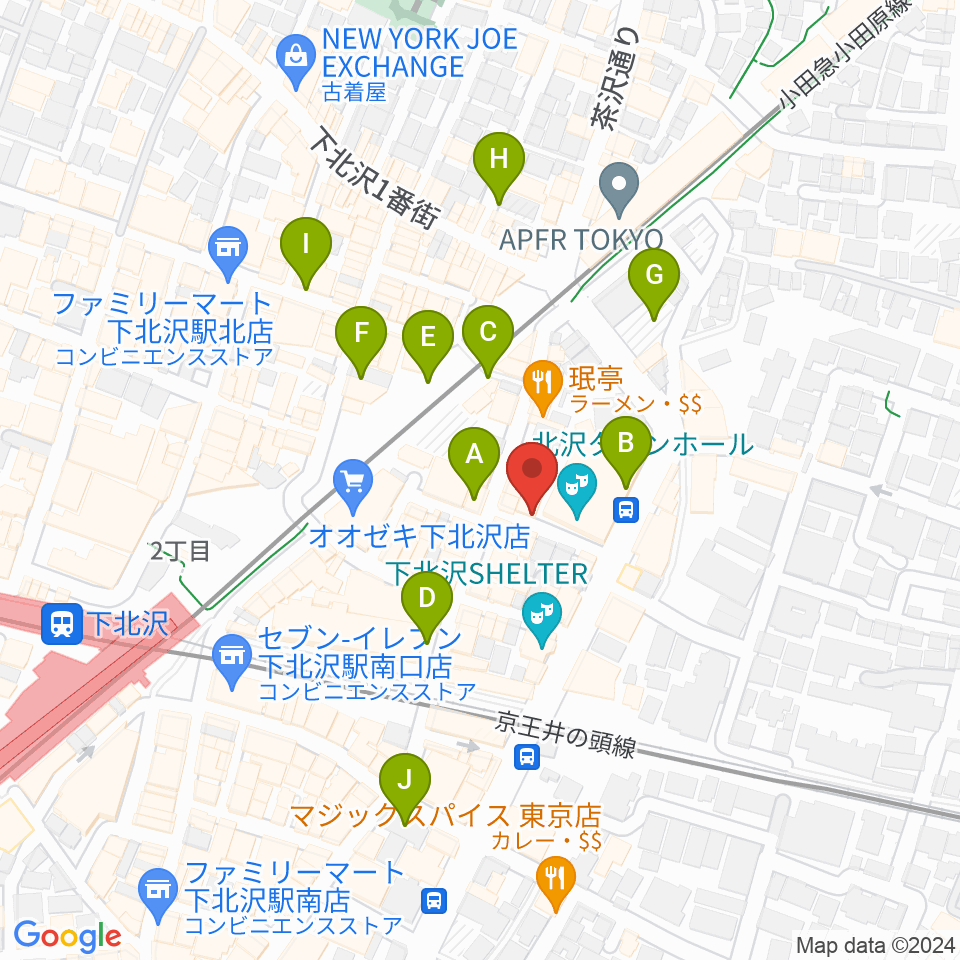 General Record Store周辺の駐車場・コインパーキング一覧地図