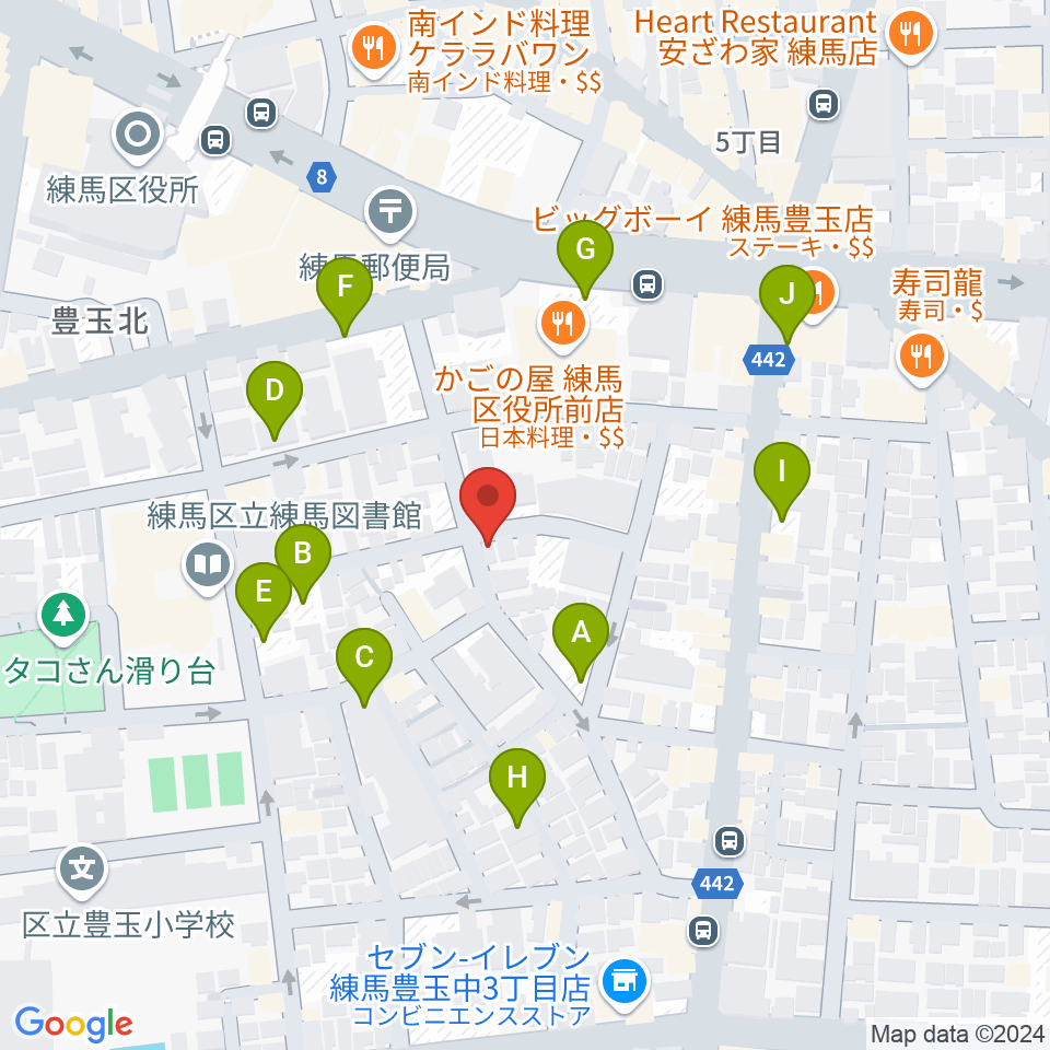 スタジオHappyBox周辺の駐車場・コインパーキング一覧地図