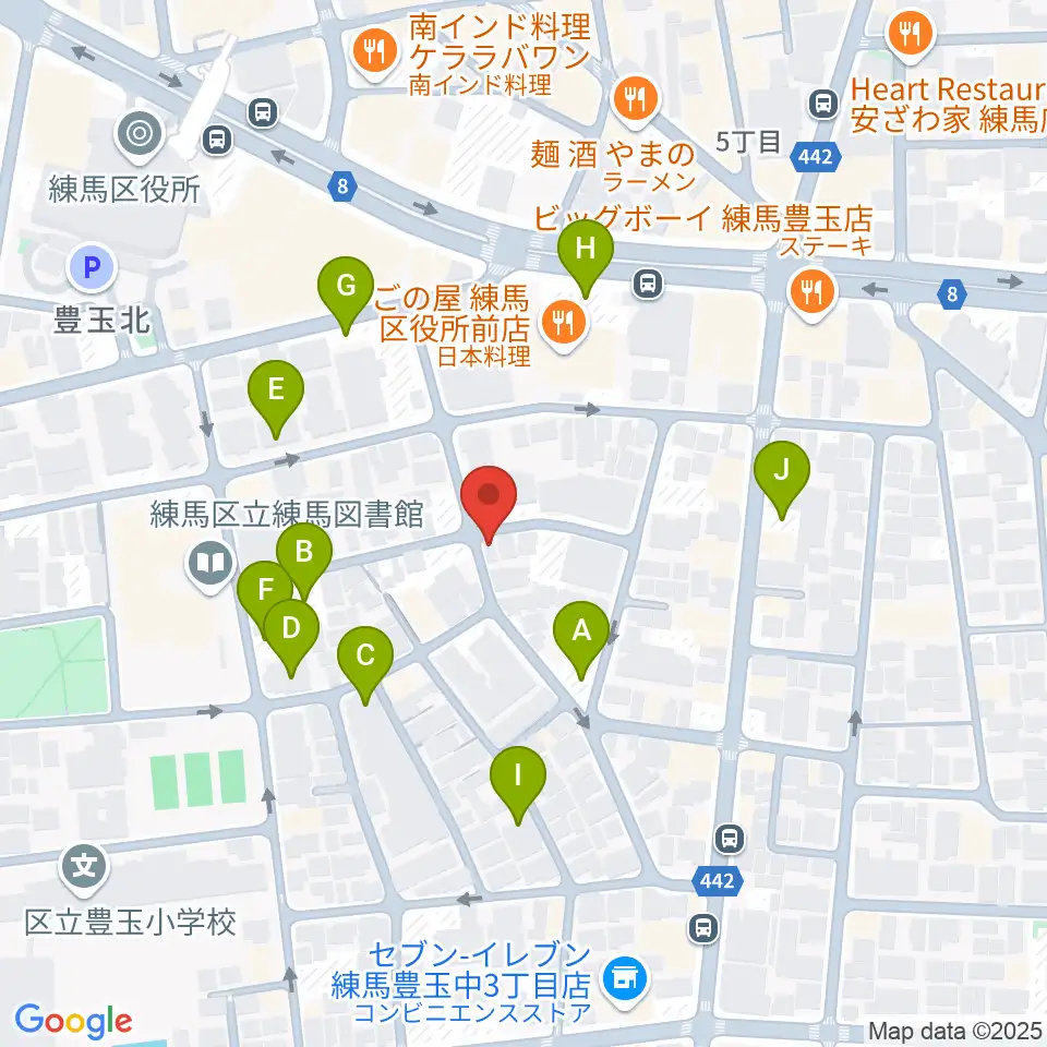 スタジオHappyBox周辺の駐車場・コインパーキング一覧地図