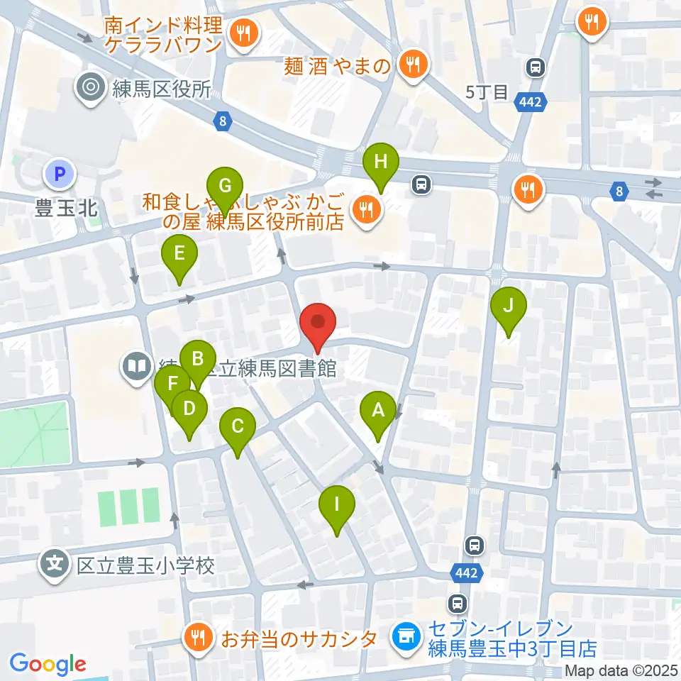 スタジオHappyBox周辺の駐車場・コインパーキング一覧地図