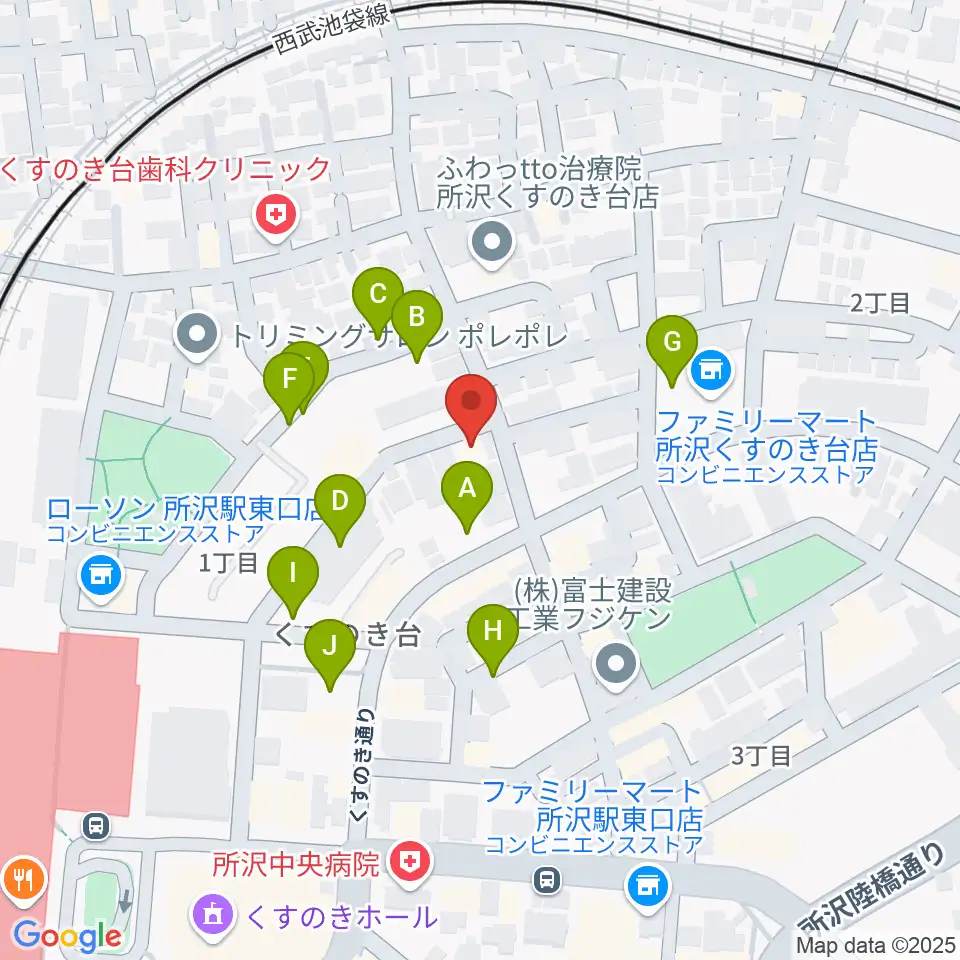 アミュージング・グレース周辺の駐車場・コインパーキング一覧地図