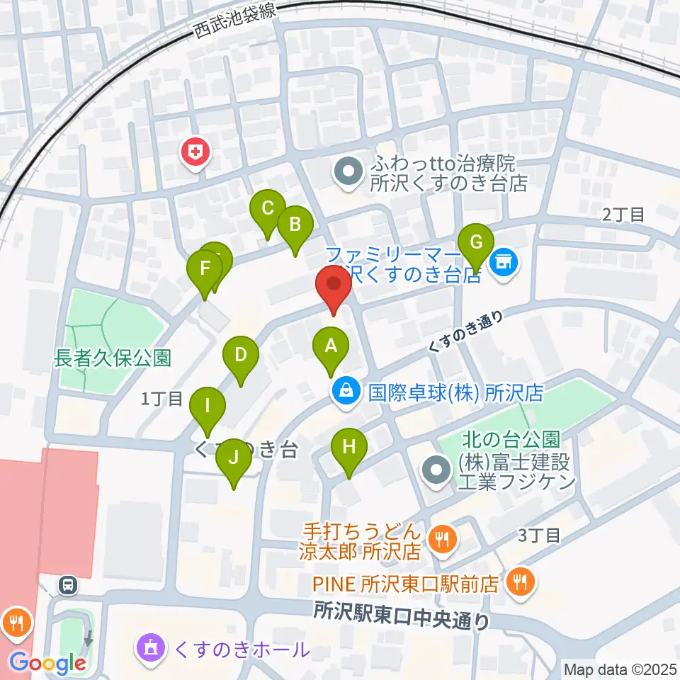 アミュージング・グレース周辺の駐車場・コインパーキング一覧地図