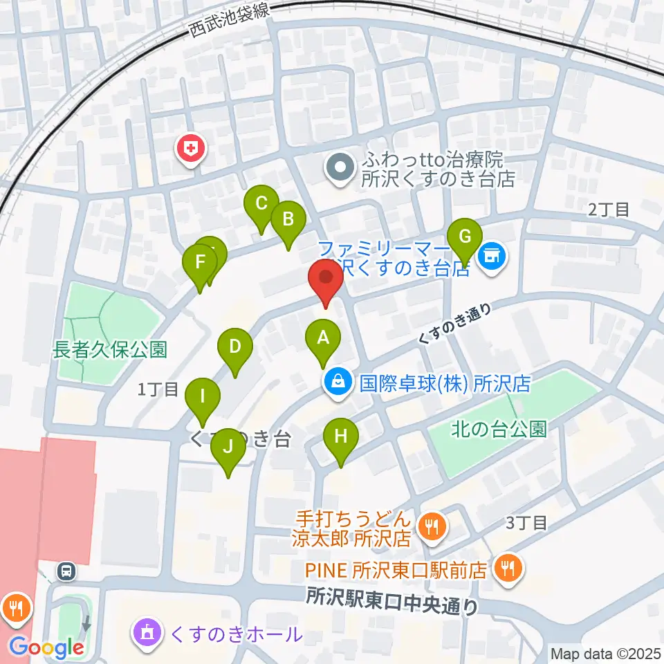アミュージング・グレース周辺の駐車場・コインパーキング一覧地図