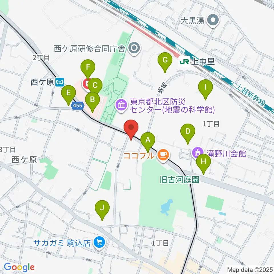 スタジオスカウト周辺の駐車場・コインパーキング一覧地図