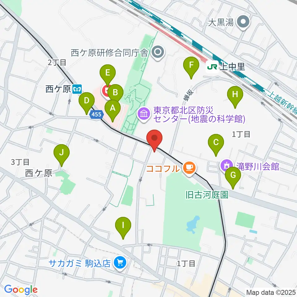 スタジオスカウト周辺の駐車場・コインパーキング一覧地図