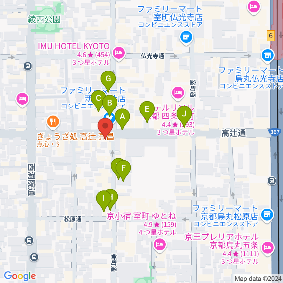 ティーステップ周辺の駐車場・コインパーキング一覧地図