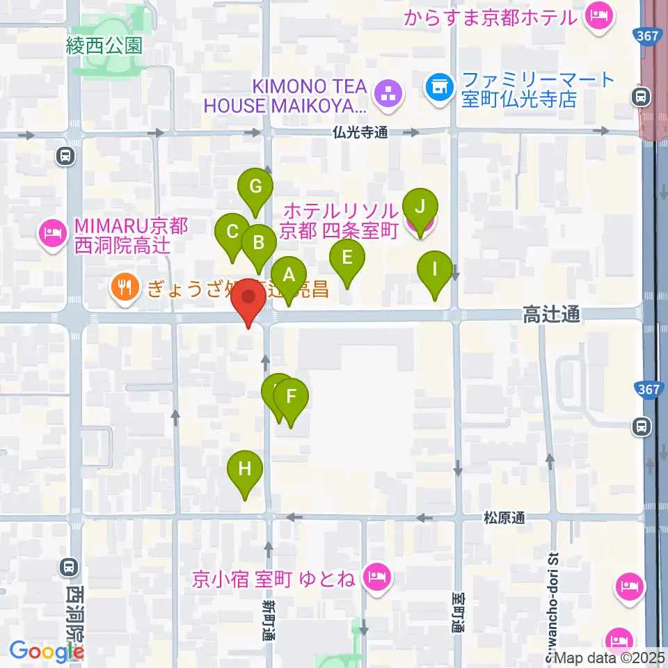 ティーステップ周辺の駐車場・コインパーキング一覧地図