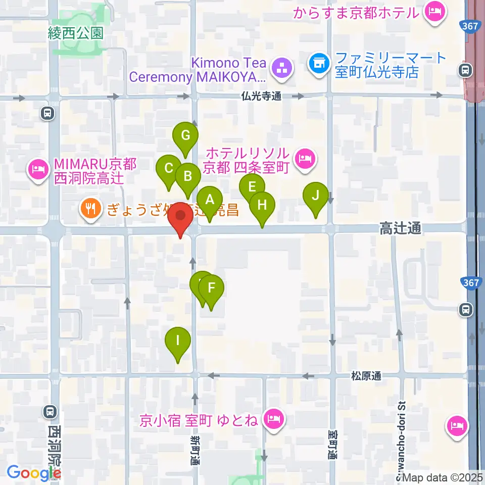 ティーステップ周辺の駐車場・コインパーキング一覧地図