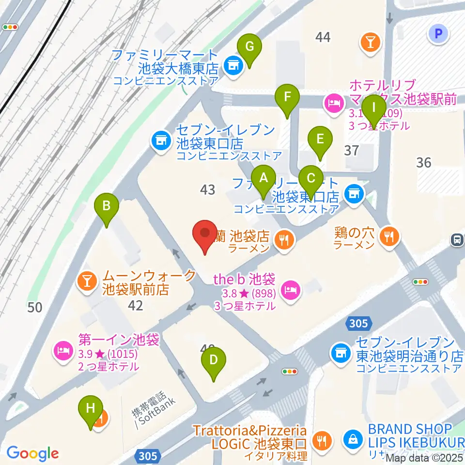 新文芸坐周辺の駐車場・コインパーキング一覧地図