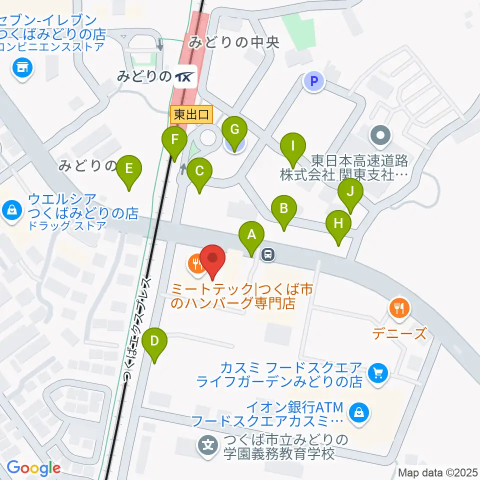 アーデン音楽館 みどりの教室周辺の駐車場・コインパーキング一覧地図