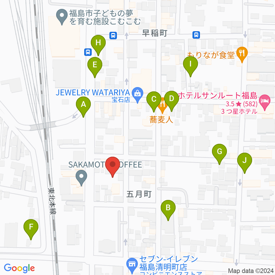 株式会社あきたや 音楽教室周辺の駐車場・コインパーキング一覧地図