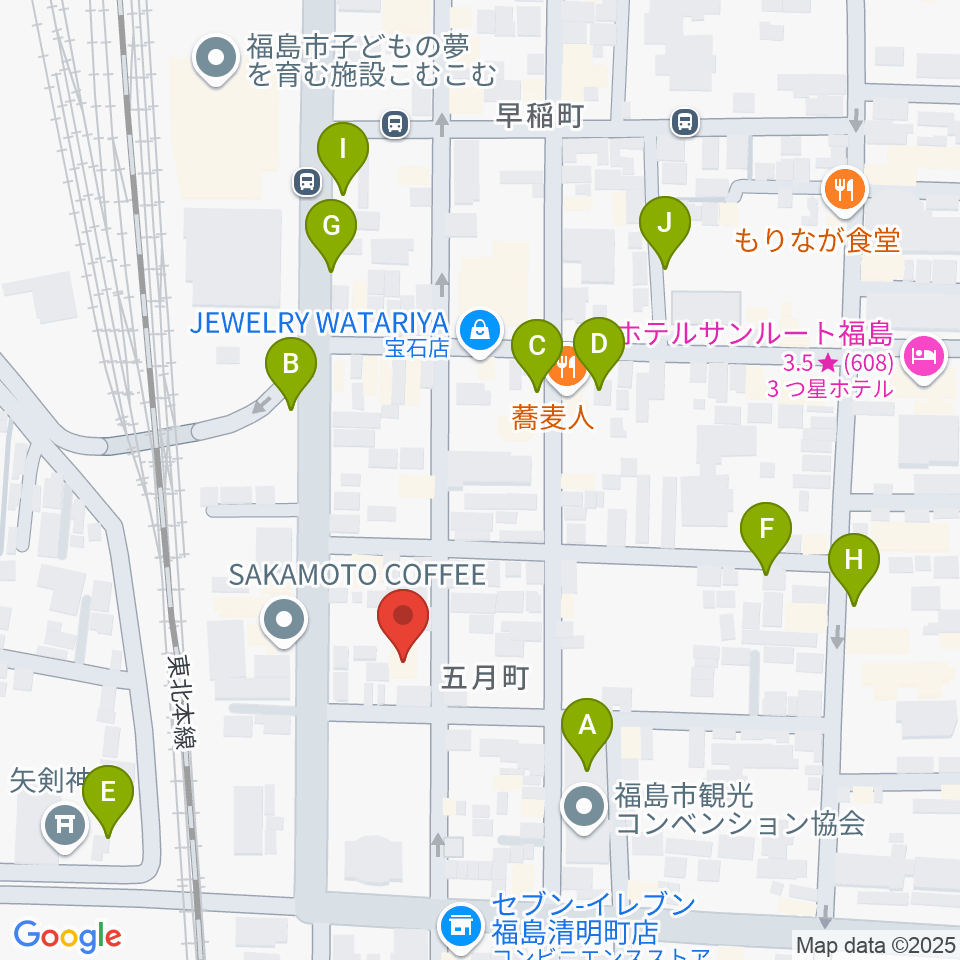 株式会社あきたや 音楽教室周辺の駐車場・コインパーキング一覧地図