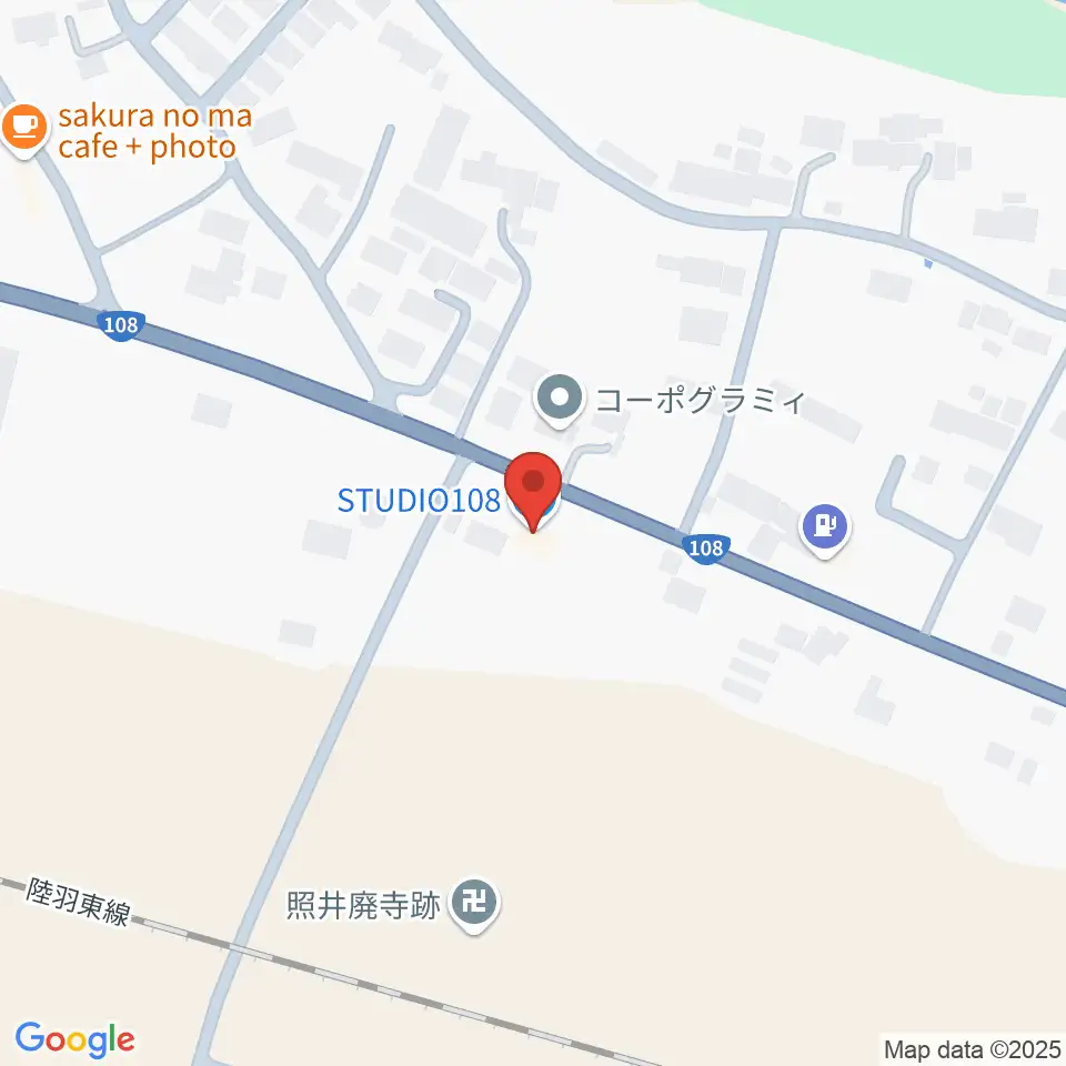 STUDIO108周辺の駐車場・コインパーキング一覧地図