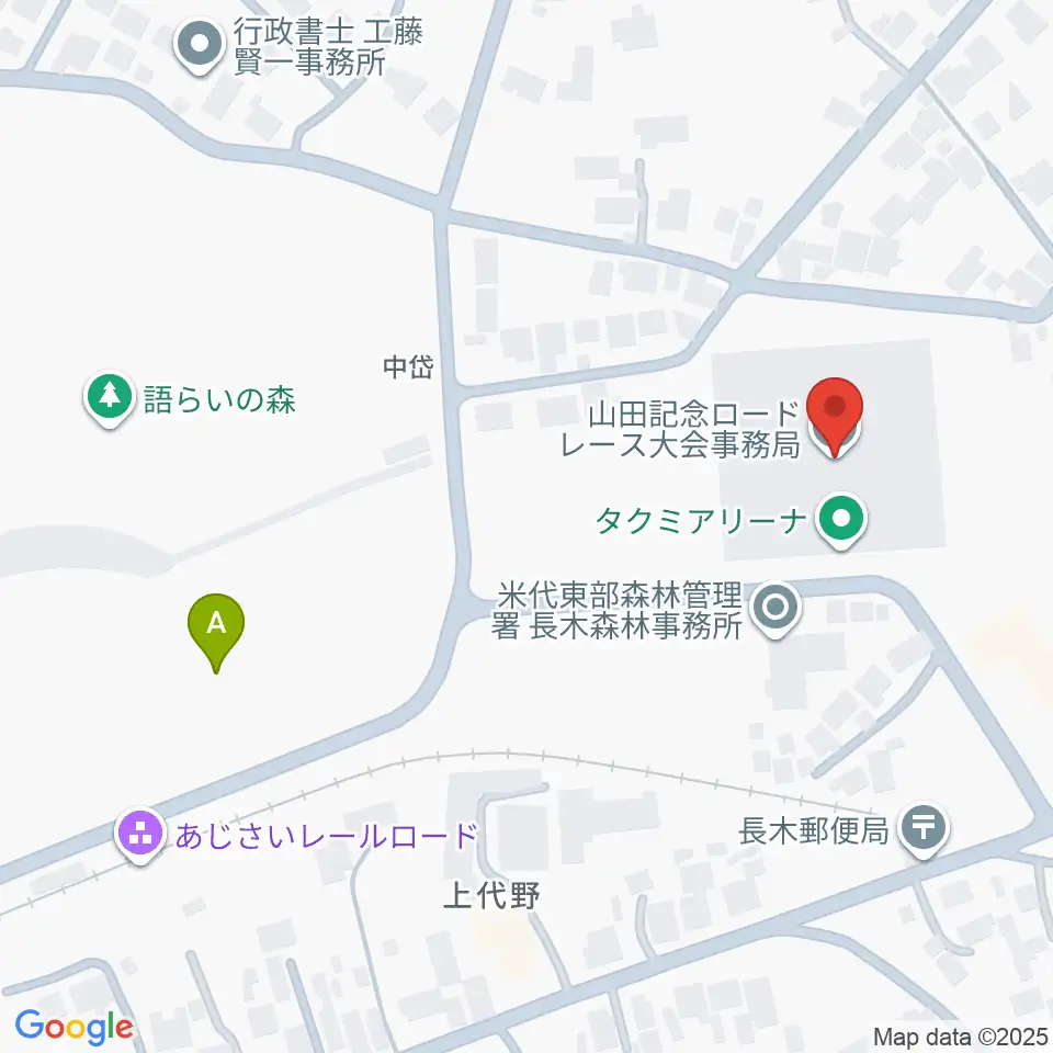 タクミアリーナ周辺の駐車場・コインパーキング一覧地図