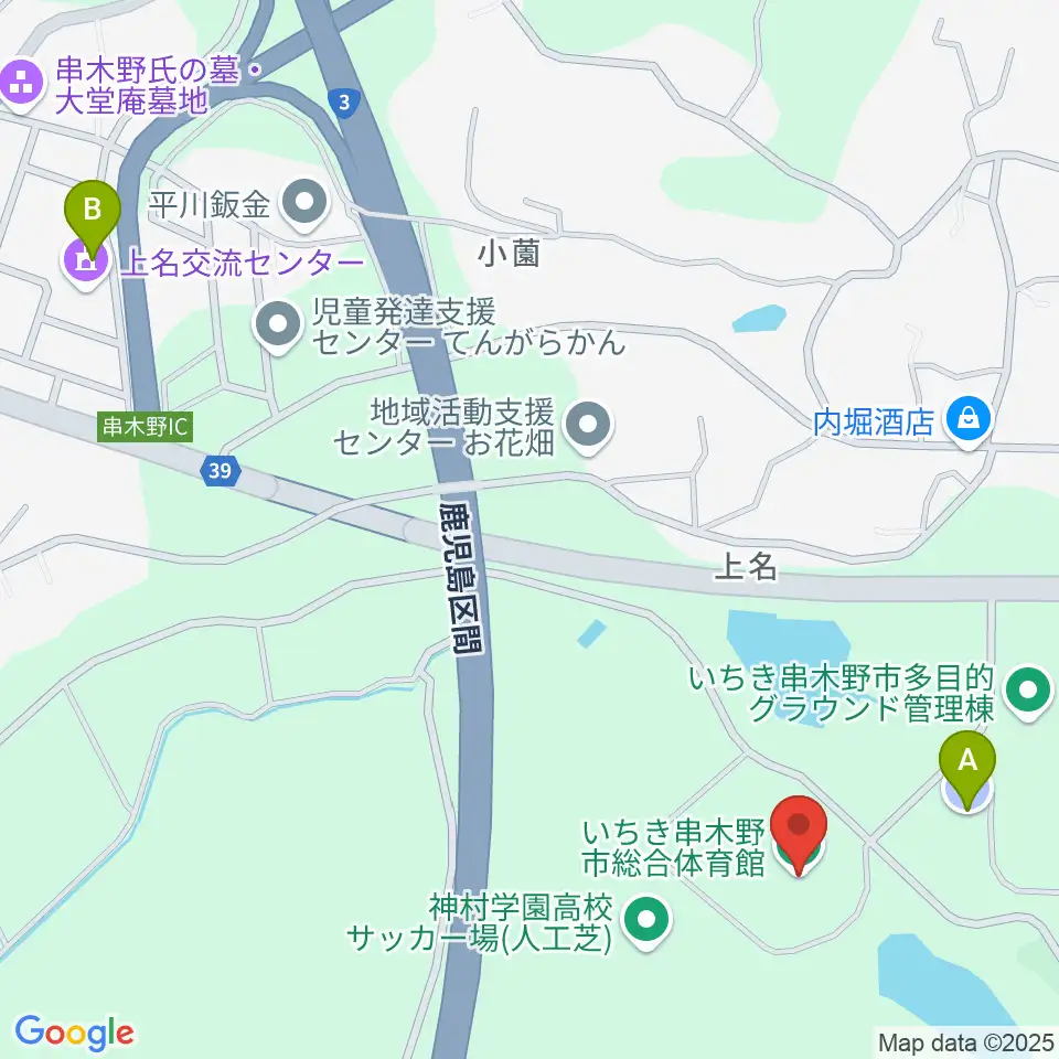 Fアリーナいちき串木野周辺の駐車場・コインパーキング一覧地図