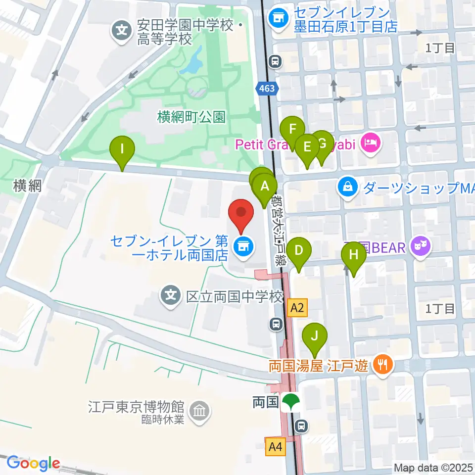 KFCホール周辺の駐車場・コインパーキング一覧地図