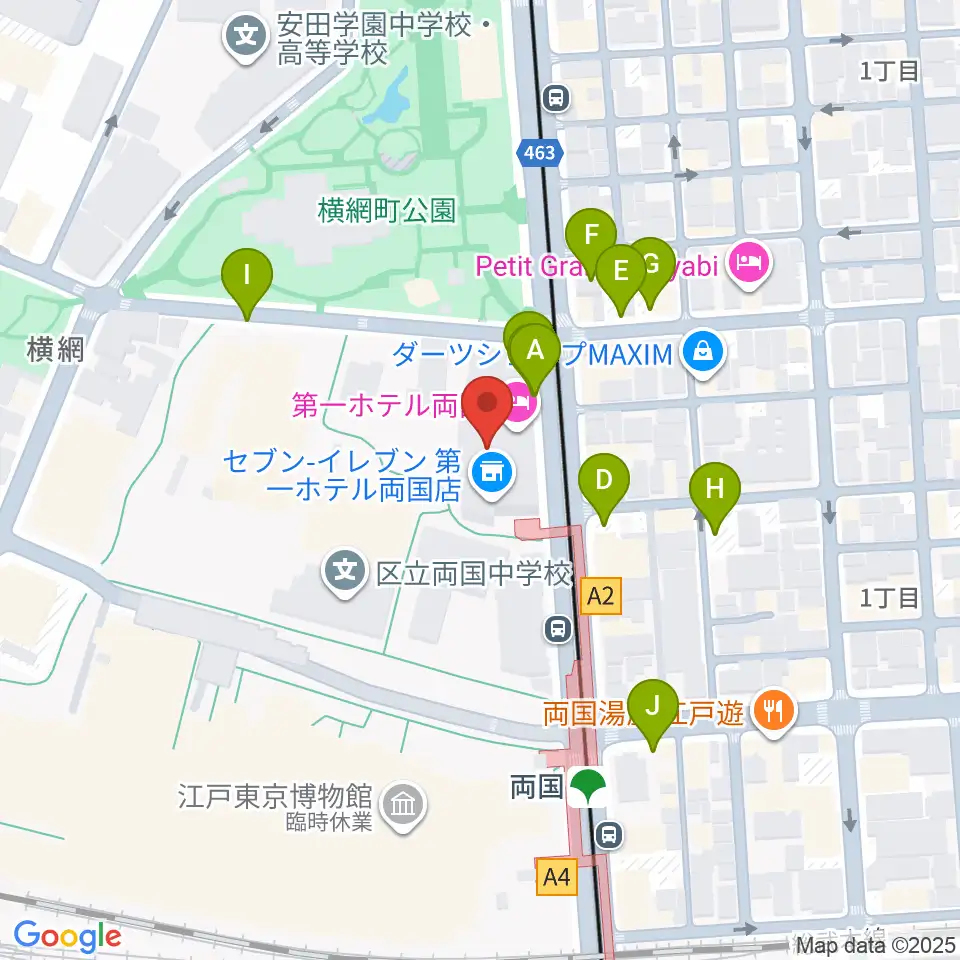 KFCホール周辺の駐車場・コインパーキング一覧地図