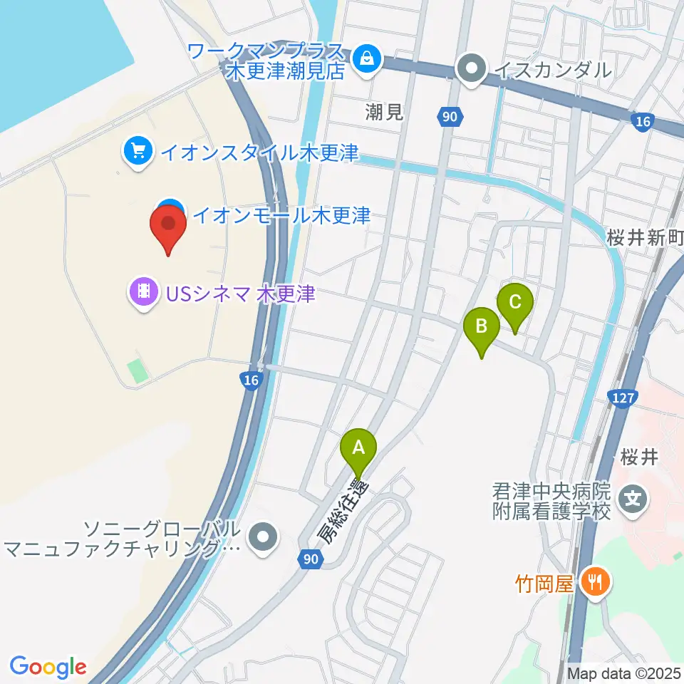 コンドー楽器ミュージックサロン周辺の駐車場・コインパーキング一覧地図